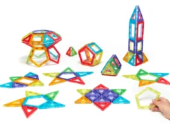 MAG Polydron | Transparent | 100 delar