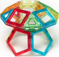 MAG Polydron | Transparent | 100 delar
