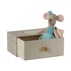 Maileg - Dansmus, lillasyster - Inkl. daybed