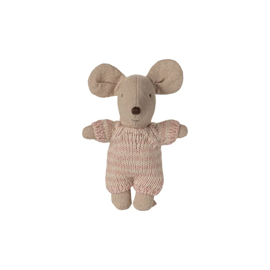 Maileg - Musbebis i lift - Rosa