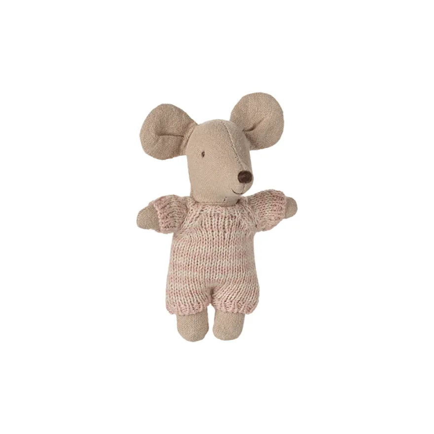 Maileg - Musbebis i lift - Rosa