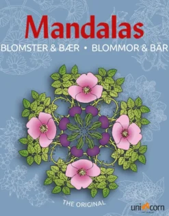 Mandalas Målarbok med Blommor och Bär