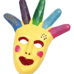 Masker i Papier maché, 6 st.