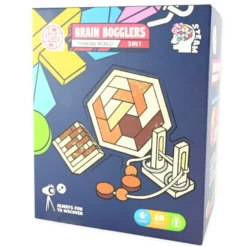 Mensa IQ-pussel - Brain Bogglers 3-i-1
