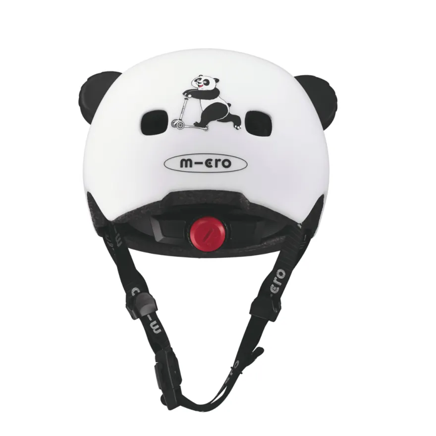 Micro cykelhjälm Panda - Small, 48-53 cm
