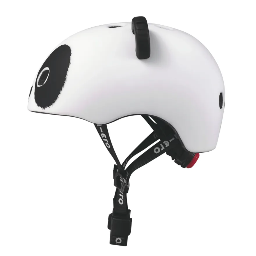 Micro cykelhjälm Panda - Small, 48-53 cm