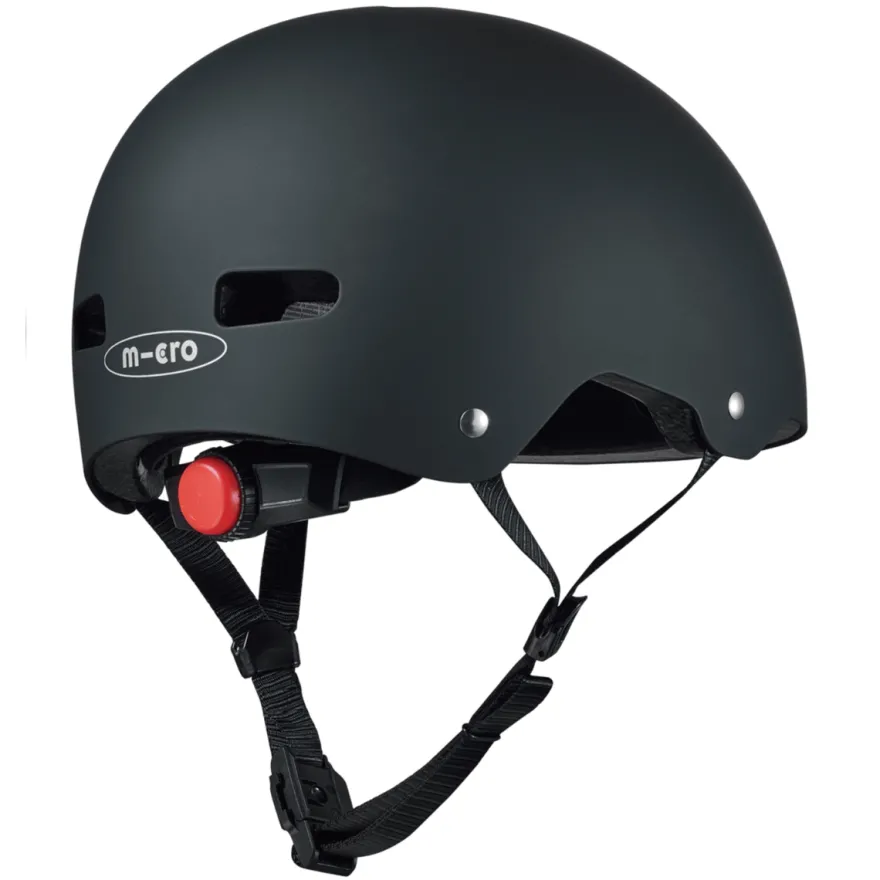 Micro cykelhjälm - Svart, 58-61 cm