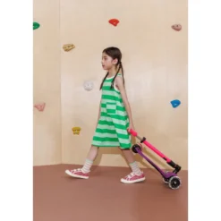Micro – Maxi Deluxe hopfällbar LED, neonrosa