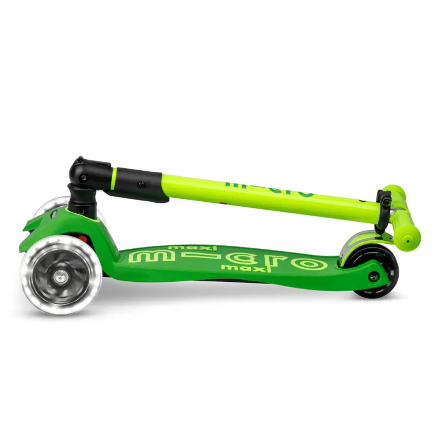 Micro – Maxi Deluxe hopfällbar LED, neongrön