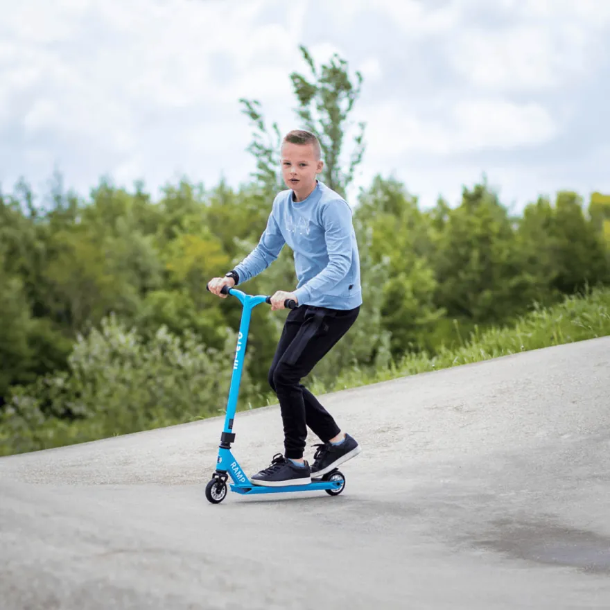 Micro Ramp-stuntsparkcykel – Cyan