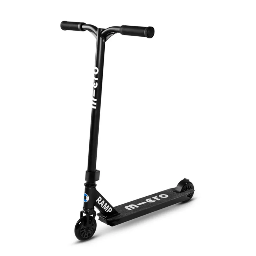Micro Ramp-stuntsparkcykel – Svart