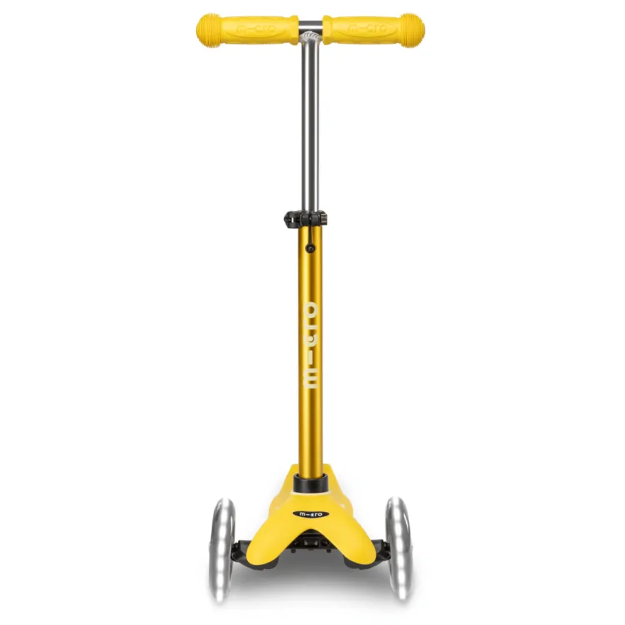 Micro Sparkcykel - Mini Deluxe LED, Gul