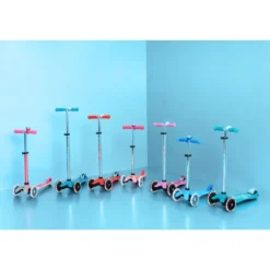 Micro Sparkcykel - Mini Deluxe Glow LED Plus, Aqua