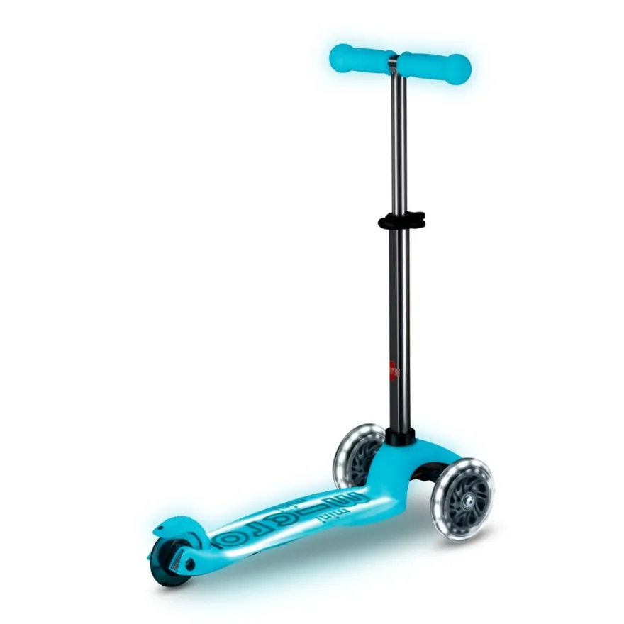 Micro Sparkcykel - Mini Deluxe Glow LED Plus, Aqua