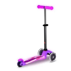 Micro Sparkcykel - Mini Deluxe Glow LED Plus, Rosa