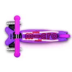 Micro Sparkcykel - Mini Deluxe Glow LED Plus, Rosa