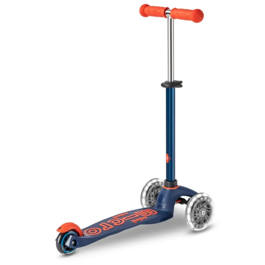 Micro Sparkcykel - Mini Deluxe LED, Marin