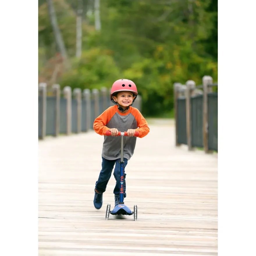 Micro Sparkcykel - Mini Deluxe LED, Marin
