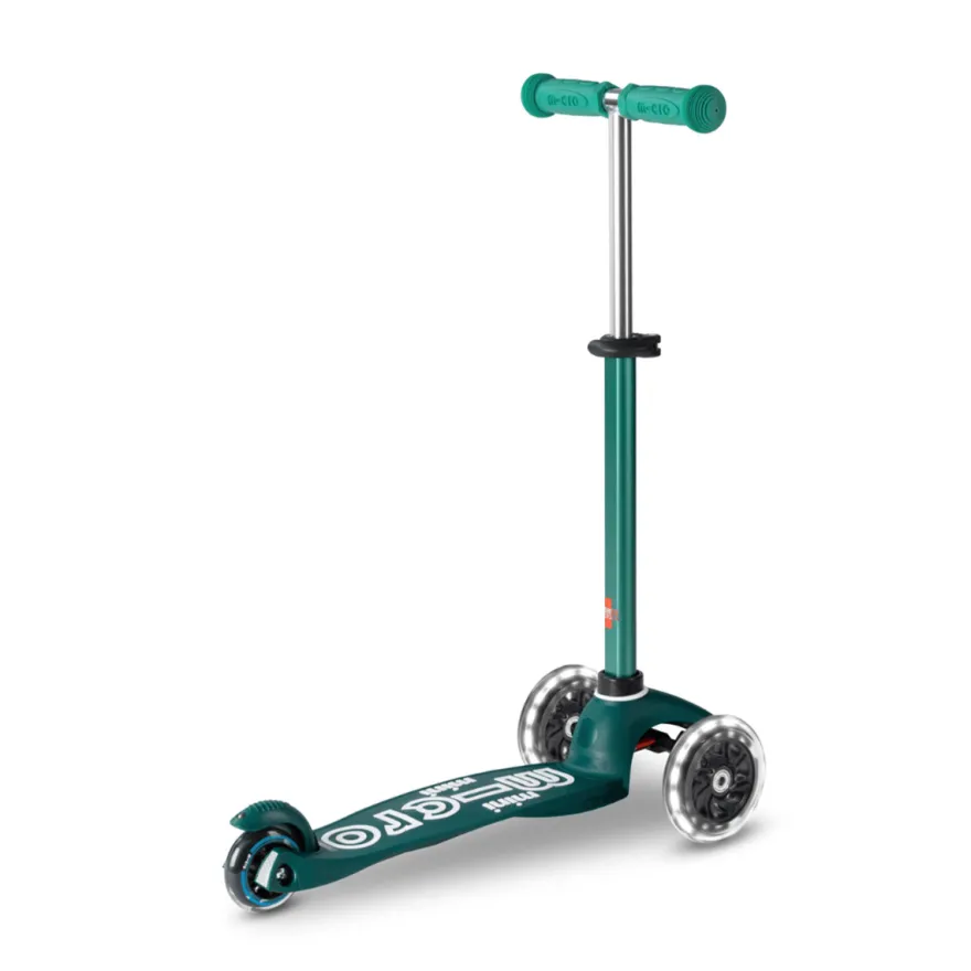 Micro Sparkcykel - Mini Deluxe ECO LED, Grön