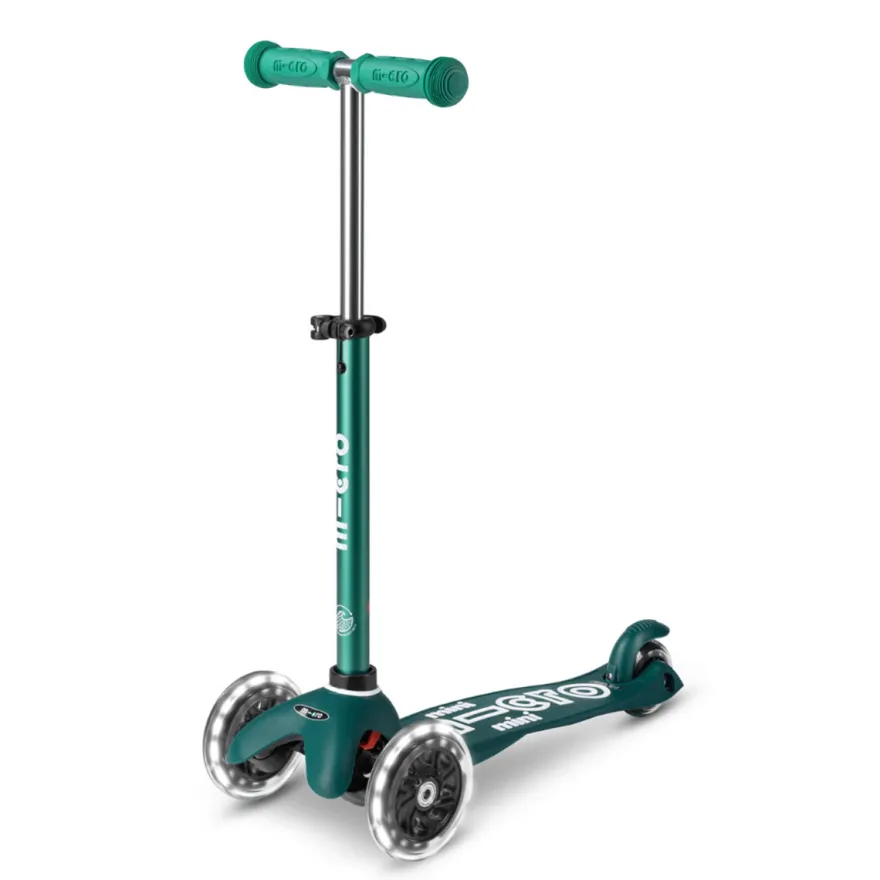 Micro Sparkcykel - Mini Deluxe ECO LED, Grön