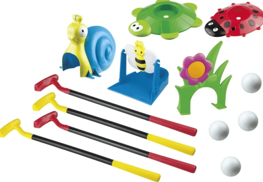 Minigolf-paket för trädgården