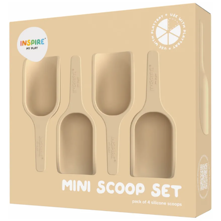 Minispade för sensoriska lekar – Natur, 4 st.