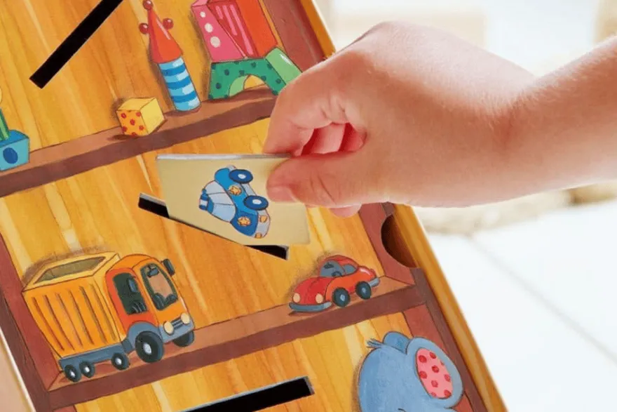 Mitt första spel - Vi plockar undan