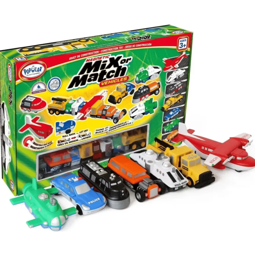 Mix & match – Transportmedel, 21 delar