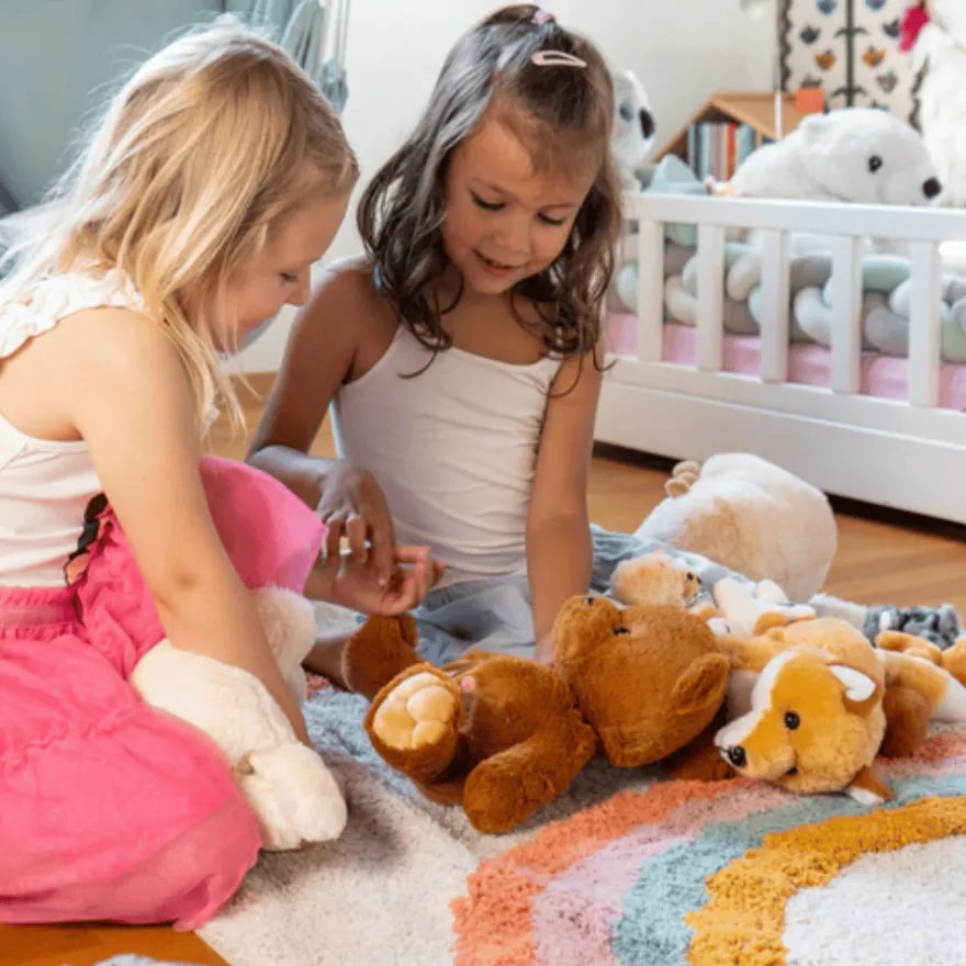 Mjukisfamilj – Björnmamma med ungar