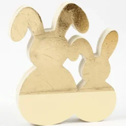 Måla påskharar av trä – B: 16 cm.