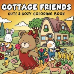 Målarbok - Cottage Friends