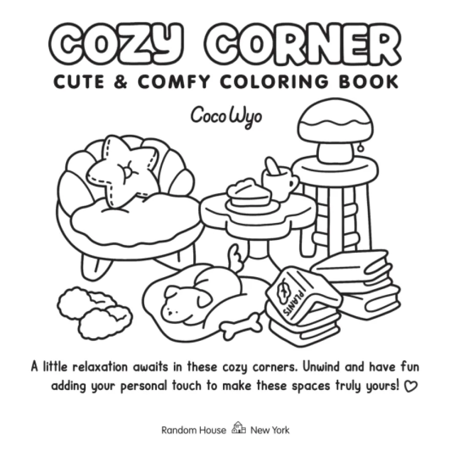 Målarbok - Cozy Corner