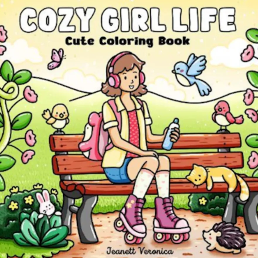 Målarbok - Cozy Girl Life
