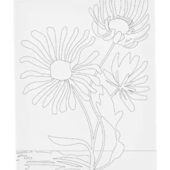 Målarduk 24 x 30 cm – En växande blomma