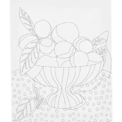 Målarduk 24 x 30 cm – Fruktskål