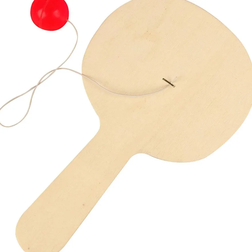 Måla själv - Racket med elastiskt snöre och boll