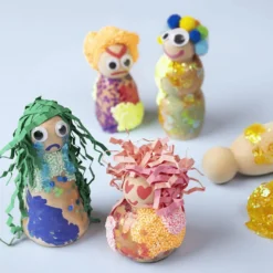 Måla själv – Träfigurer, 90 st.