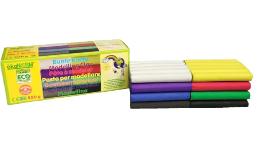 Modellera 500 g - 8 färger.