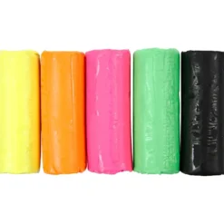 Modellera Soft Clay - Neonfärger, 400 g