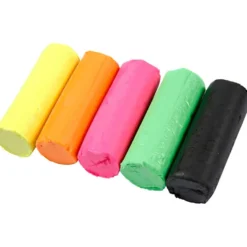 Modellera Soft Clay - Neonfärger, 400 g