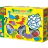 Modellera 7 x 90 g + 7 former – Dinosaurier