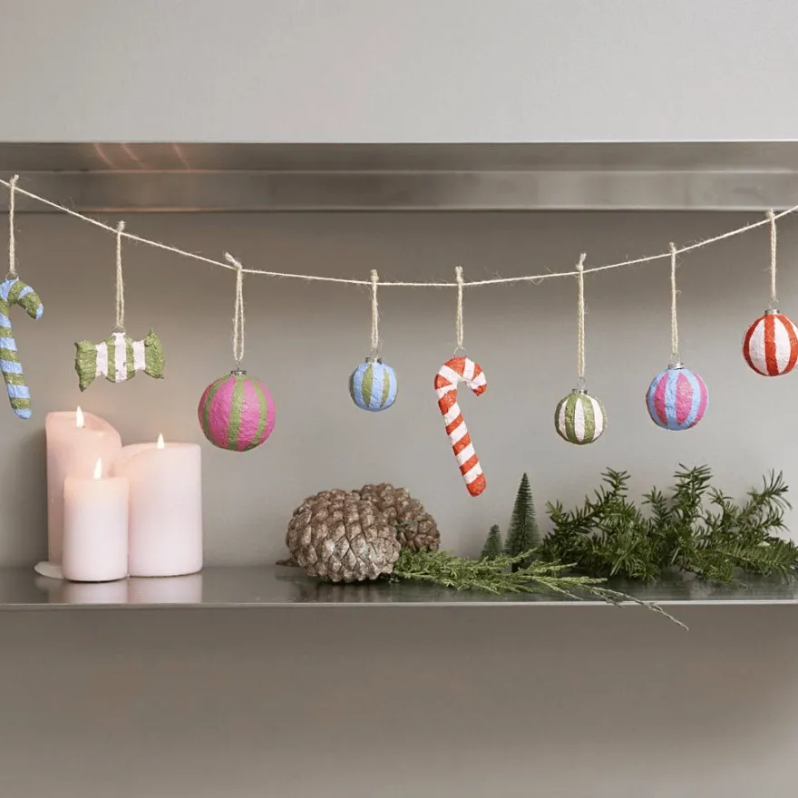 Modelleringspaket med pappersmassa – Julpynt