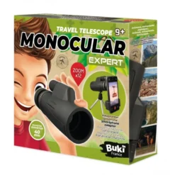 Monokulär kikare 12x – inkl. smartphoneadapter