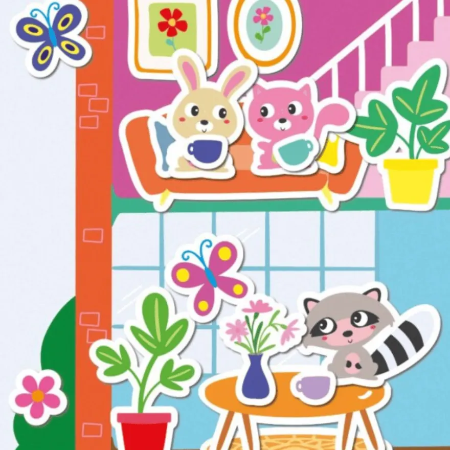 My First – Poster med klistermärken – Mitt hus