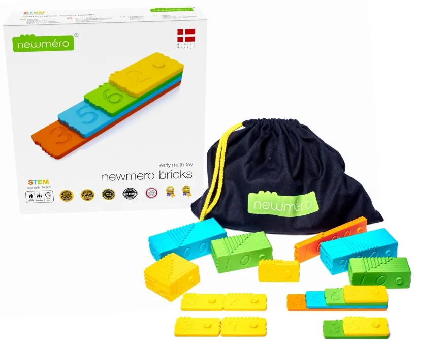 Newméro-brickor (3-9 år), 57 delar