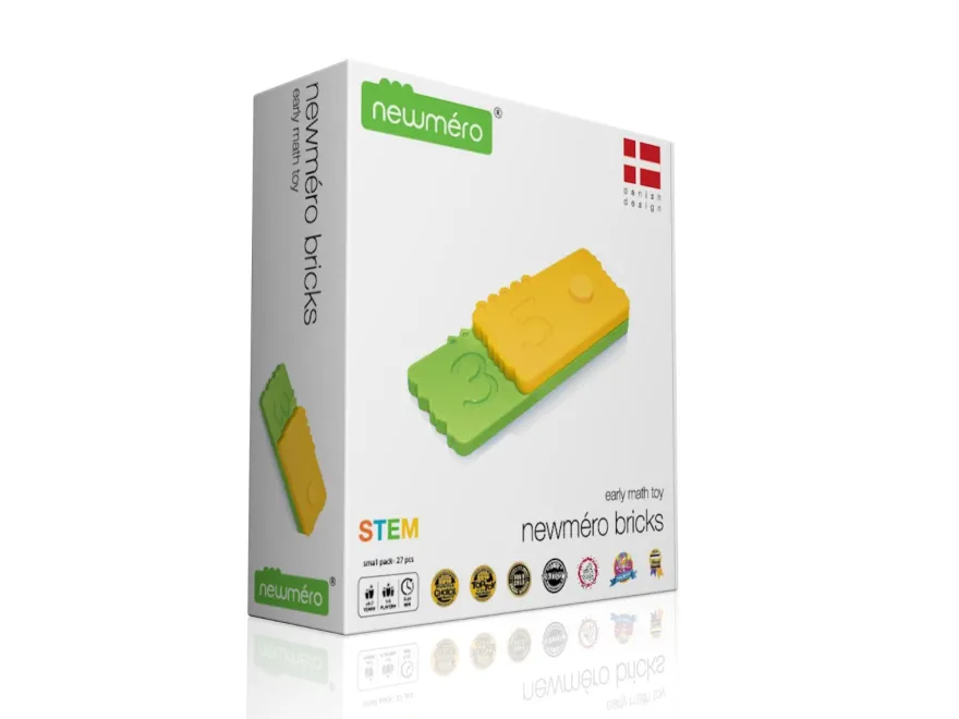 Newméro-brickor (3-7 år), 27 delar
