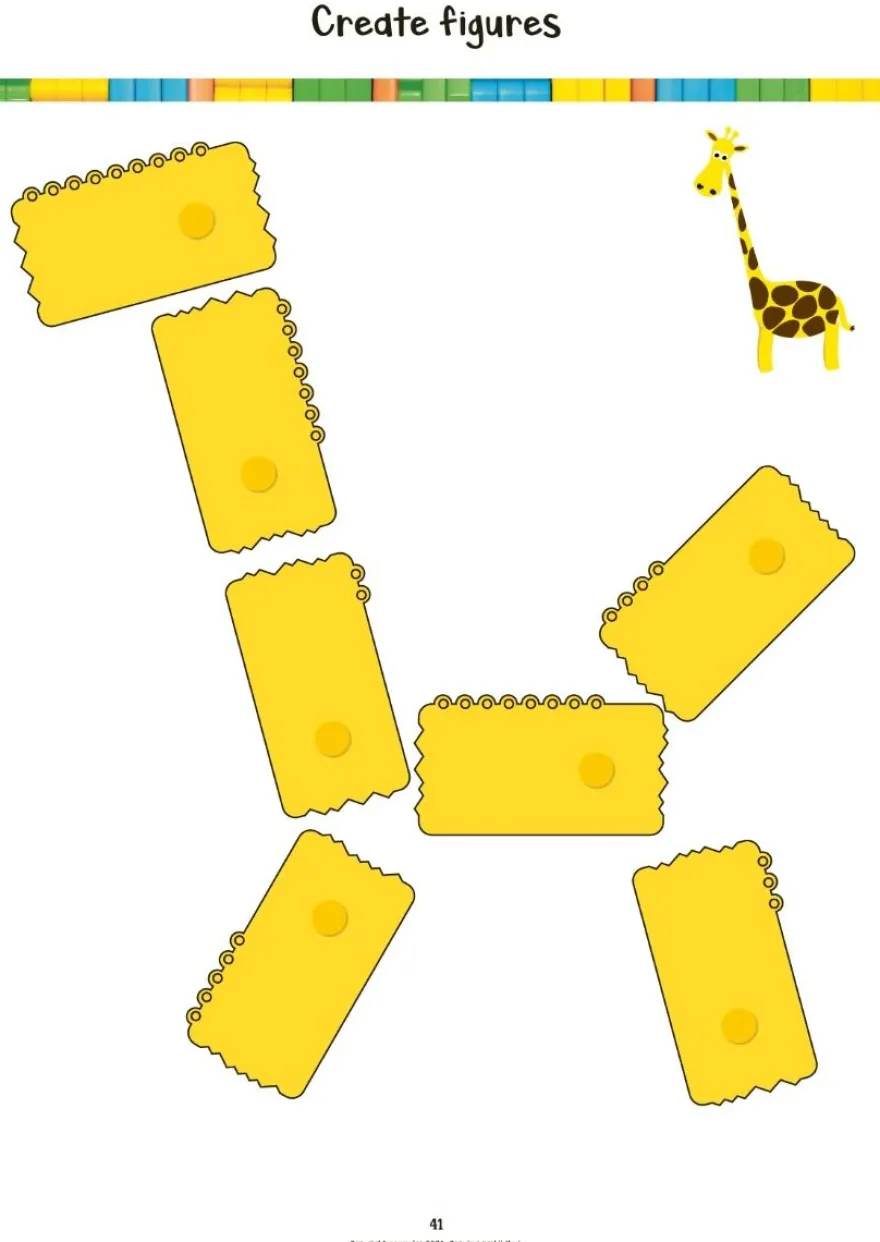 Newméro-brickor, uppgiftshäfte, 3-6 år