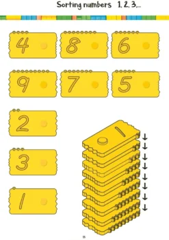 Newméro-brickor, uppgiftshäfte, 6-7 år