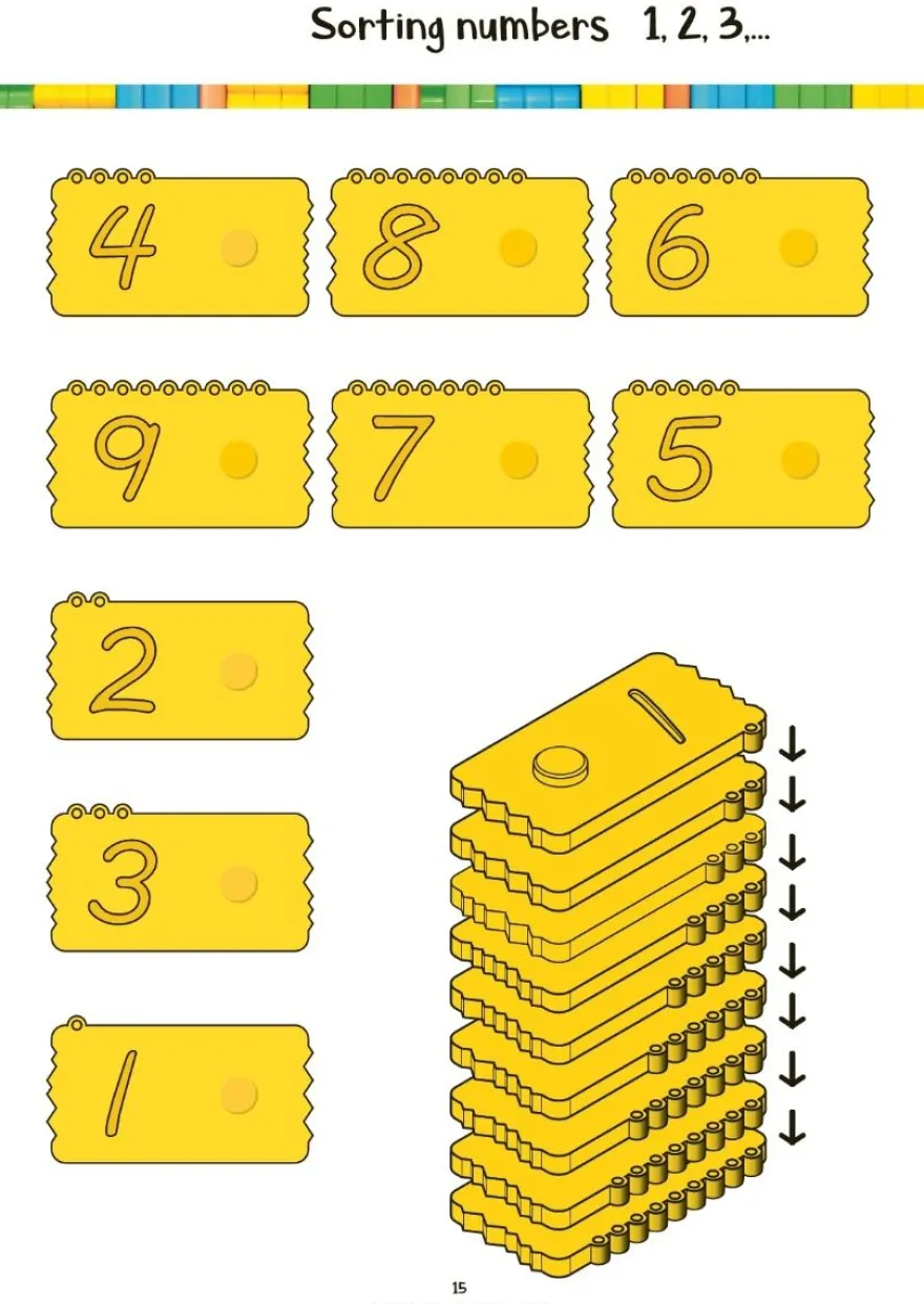 Newméro-brickor, uppgiftshäfte, 6-7 år