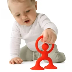 Noogi sugkoppsfigur 13 cm – röd, 1 st.